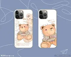 潮版熊手机壳图片(潮玩熊为什么那么贵)